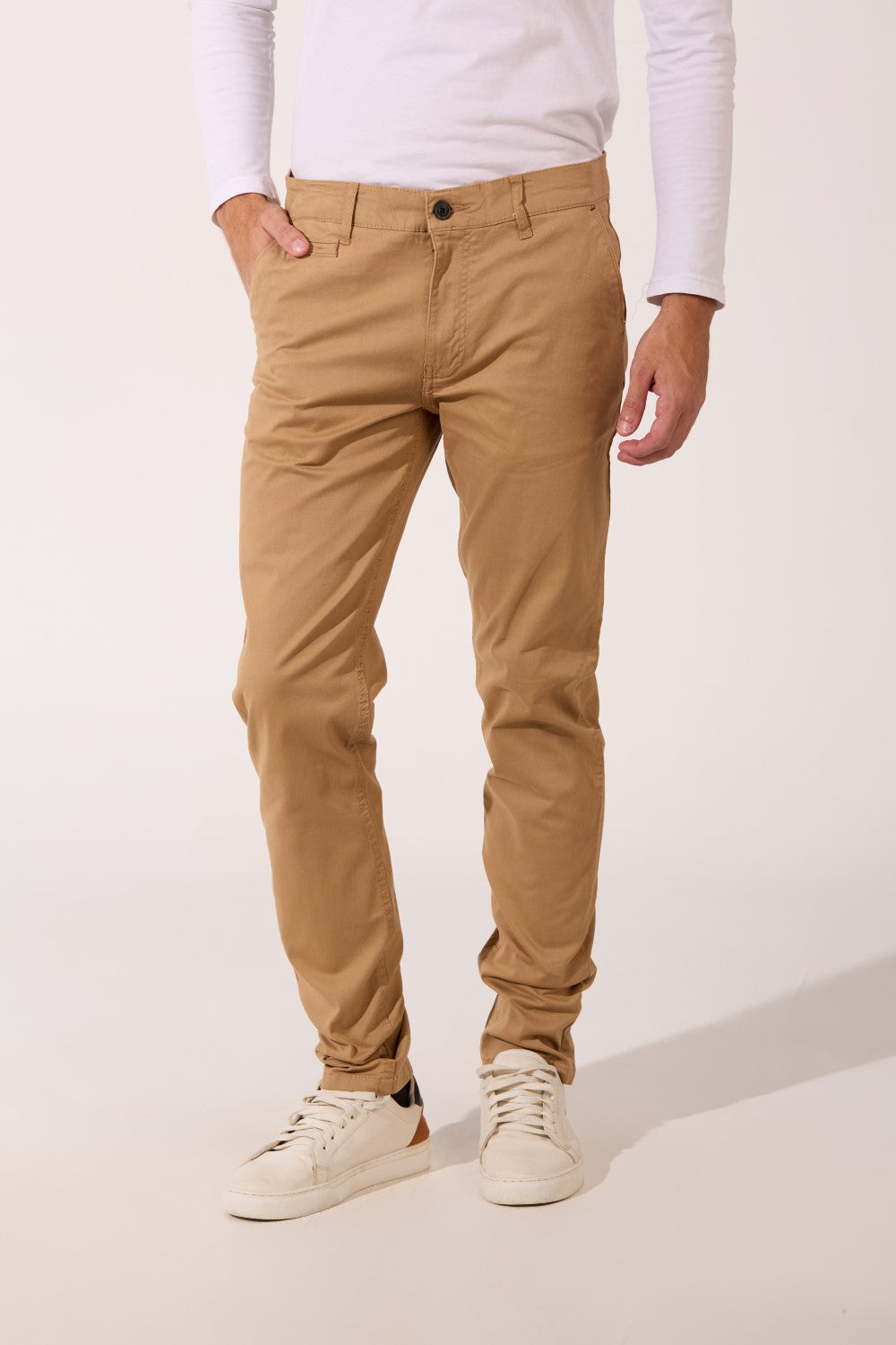 Gabardine Classic Men Trousers Slim Fit