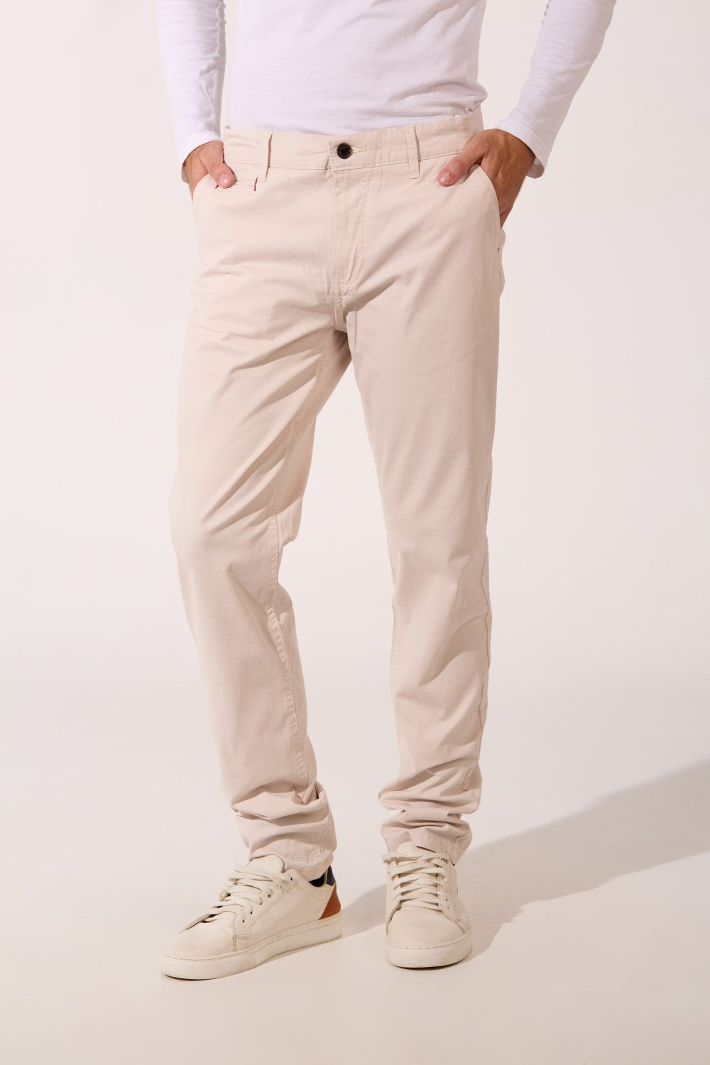 Gabardine Classic Men Trousers Slim Fit