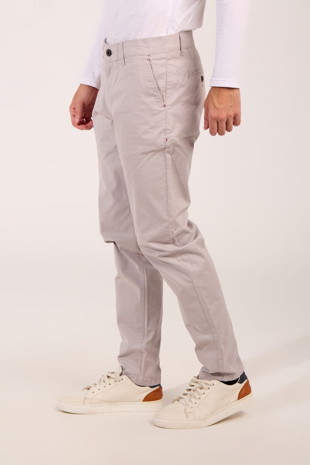 Gabardine Classic Men Trousers Slim Fit