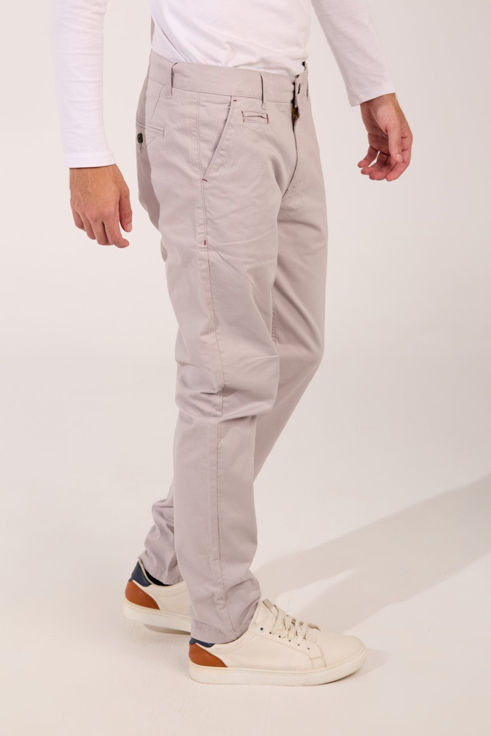 Gabardine Classic Men Trousers Slim Fit