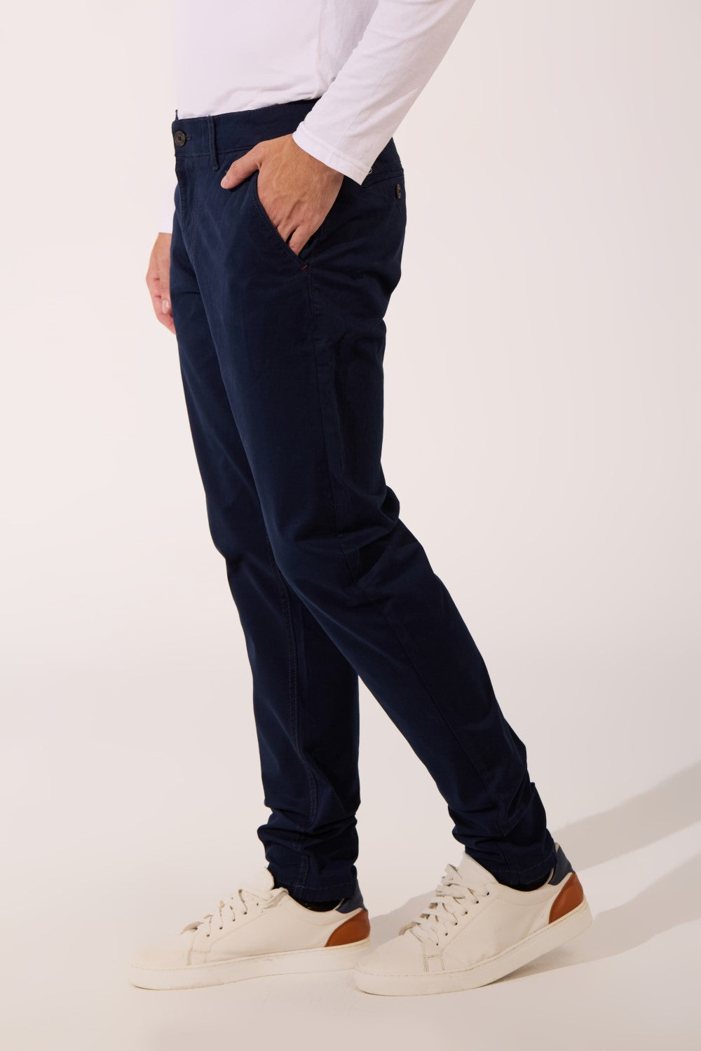 Gabardine Classic Men Trousers Slim Fit