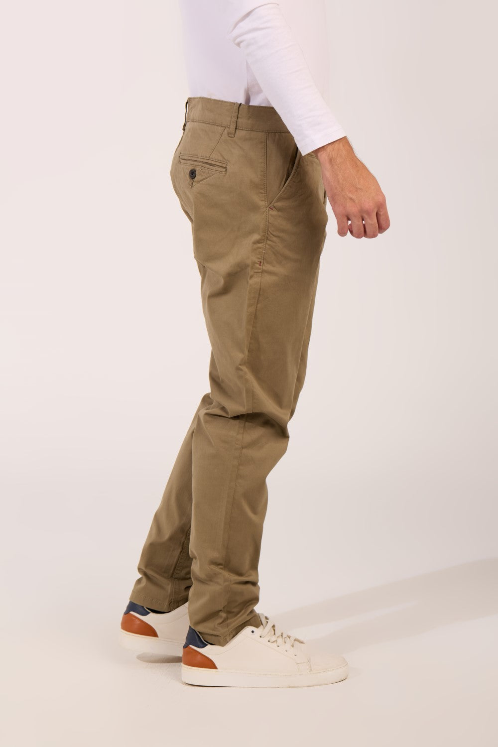 Gabardine Classic Men Trousers Slim Fit
