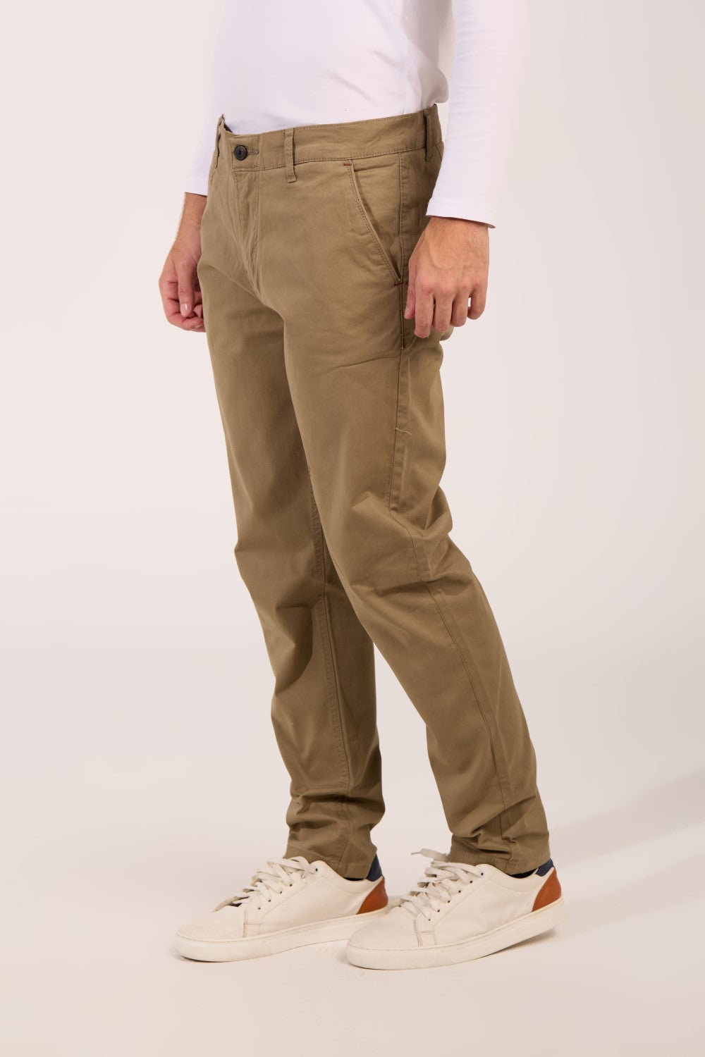 Gabardine Classic Men Trousers Slim Fit