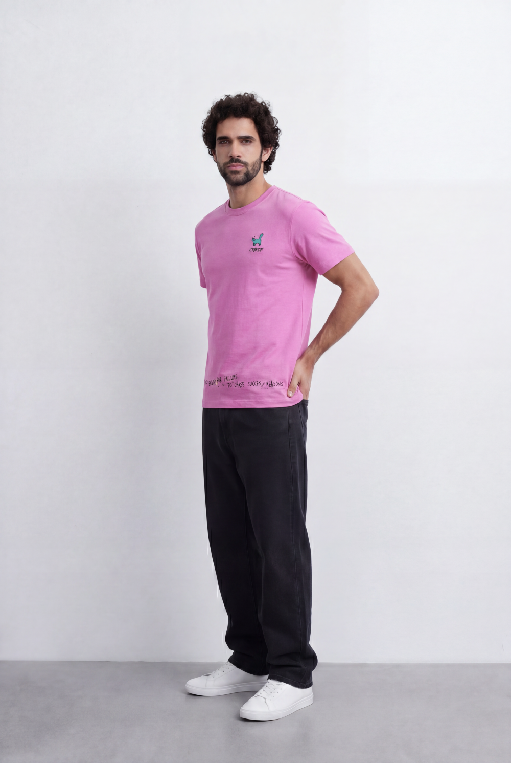 Men’s Chase Graphic Tee Front And Back Print Relaxed Fit
