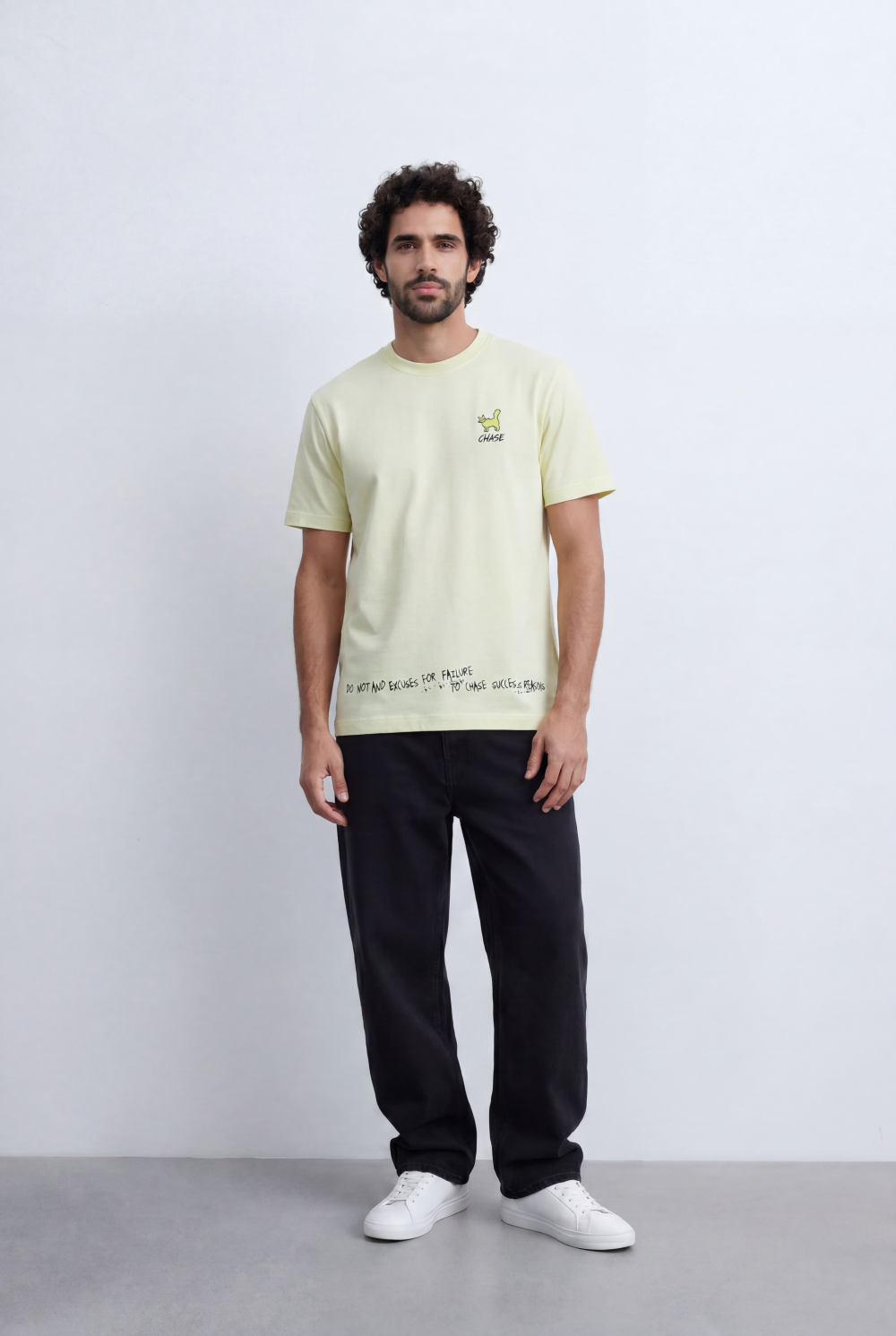 Men’s Chase Graphic Tee Front And Back Print Relaxed Fit