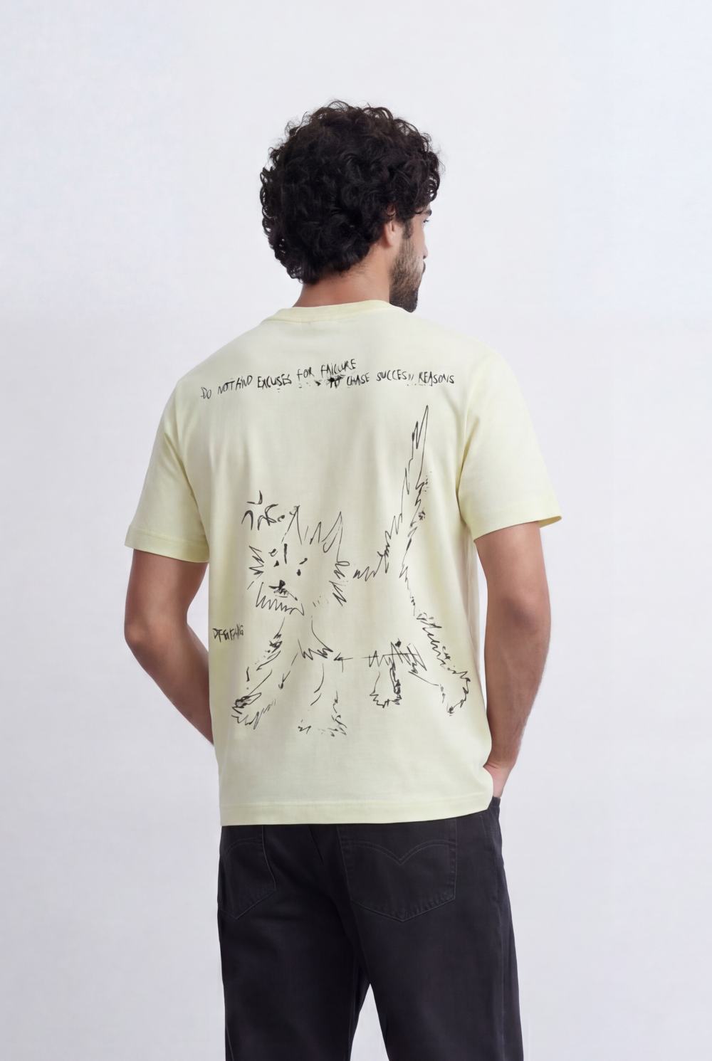 Men’s Chase Graphic Tee Front And Back Print Relaxed Fit