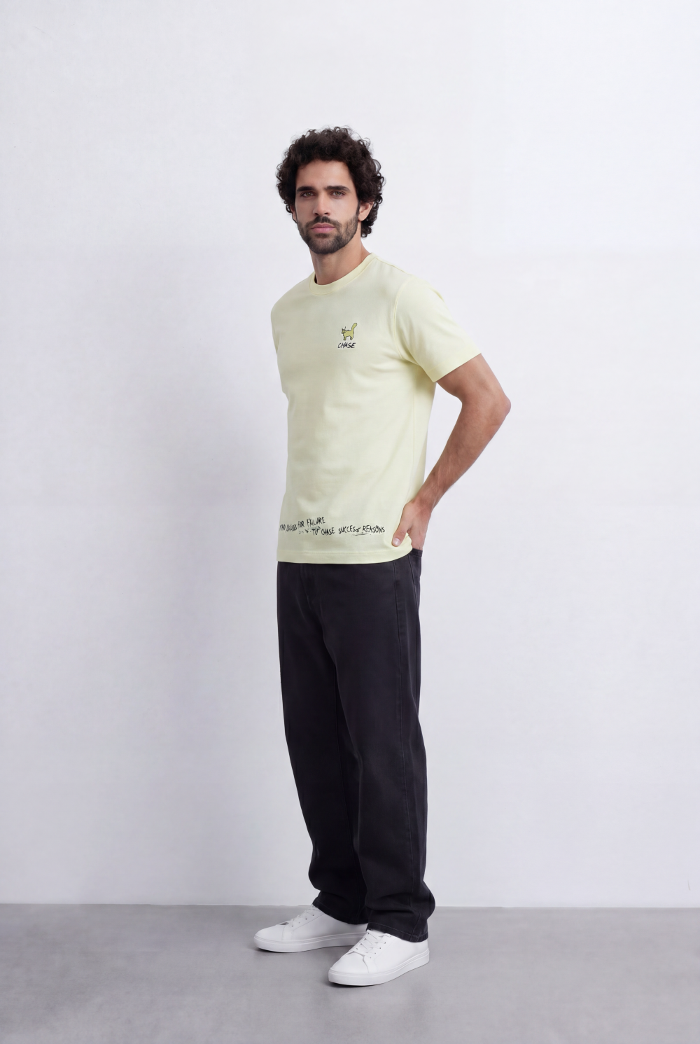 Men’s Chase Graphic Tee Front And Back Print Relaxed Fit