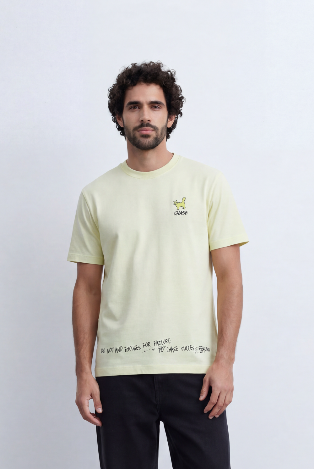 Men’s Chase Graphic Tee Front And Back Print Relaxed Fit