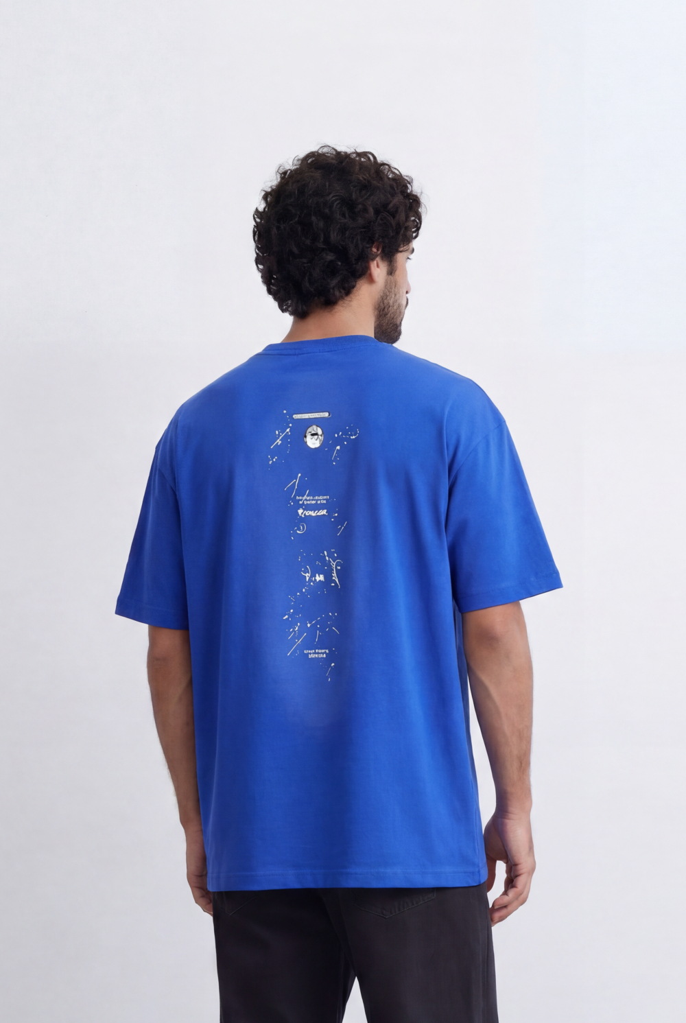 Tomatos Men's Oversized Graphic T-Shirt | Back Print Tee