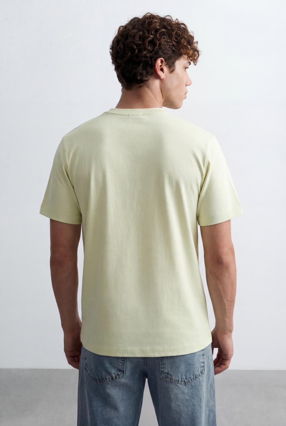 Men's Bold Micro Text Graphic Regular Fit T-Shirt
