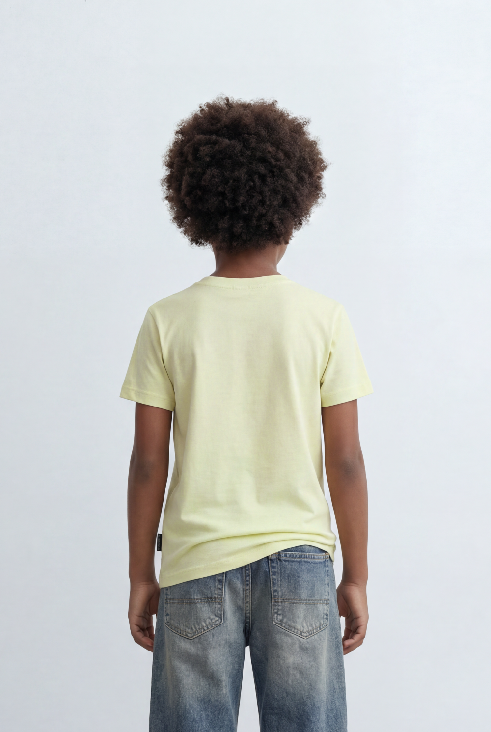 Boy's Dino Embroidery T-Shirt Soft Cotton Slim Fit Casual Style