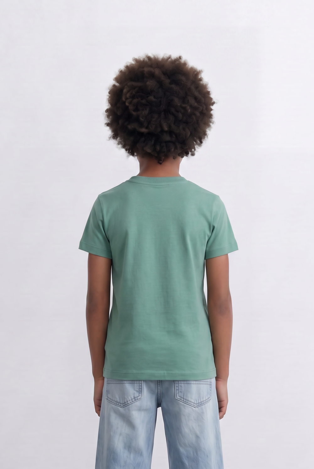 Boy's Minimal Embroidered T-Shirt Casual Everyday Style