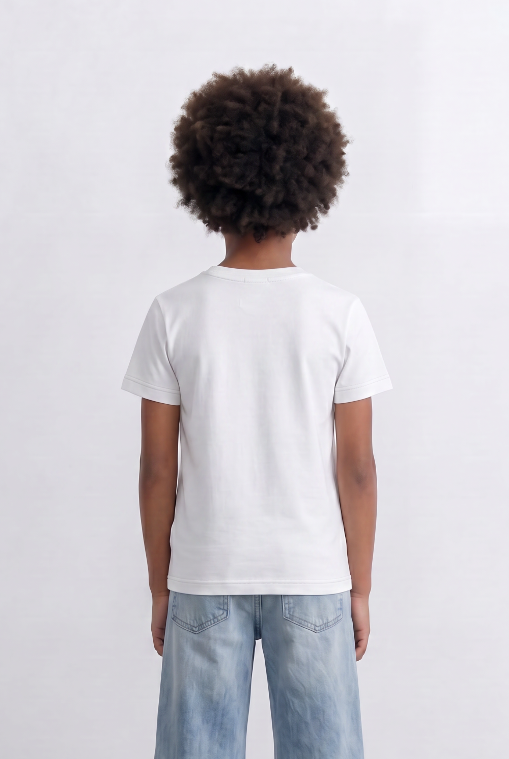 Boy's Minimal Embroidered T-Shirt Casual Everyday Style