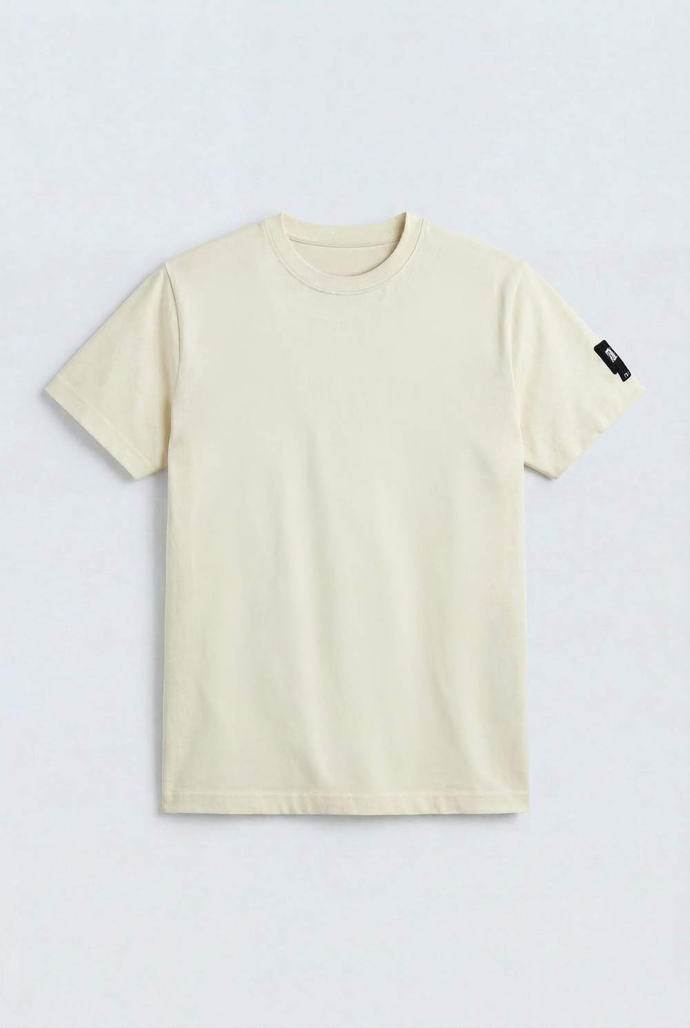 Men’s Small Sleeve Logo Detail Plain T-Shirt