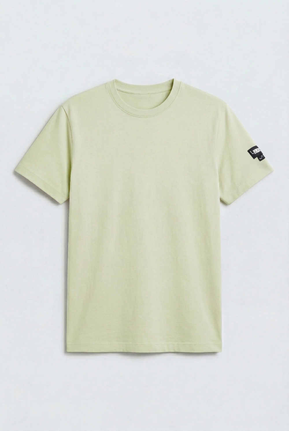 Men’s Small Sleeve Logo Detail Plain T-Shirt