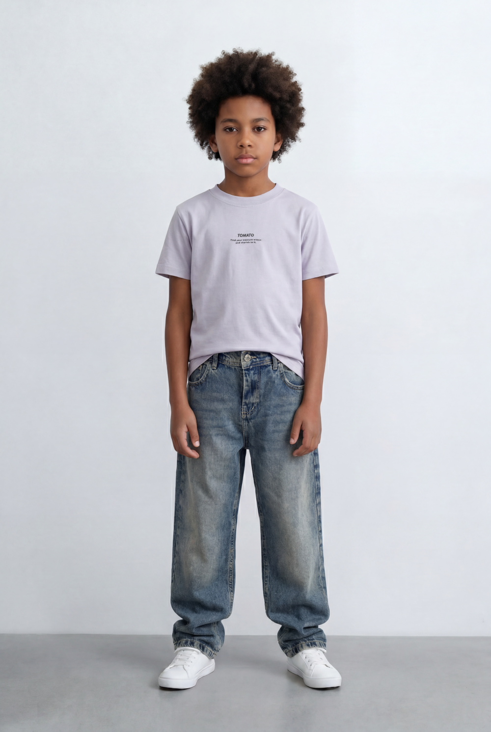 Boy's Passion Back Print T-Shirt Oversize Fit Everyday Style