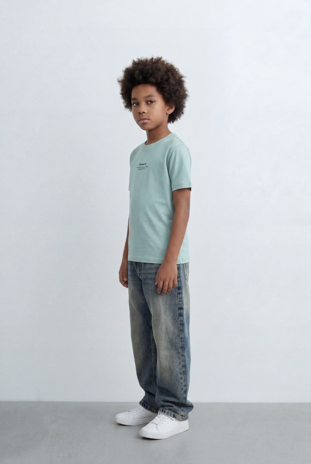 Boy's Passion Back Print T-Shirt Oversize Fit Everyday Style