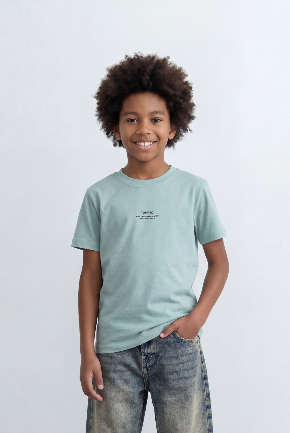Boy's Passion Back Print T-Shirt Oversize Fit Everyday Style