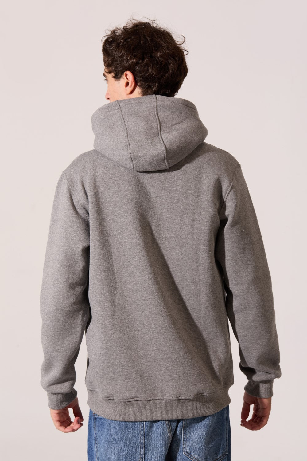 Tomato Plain Slim Fit Men Hoodie