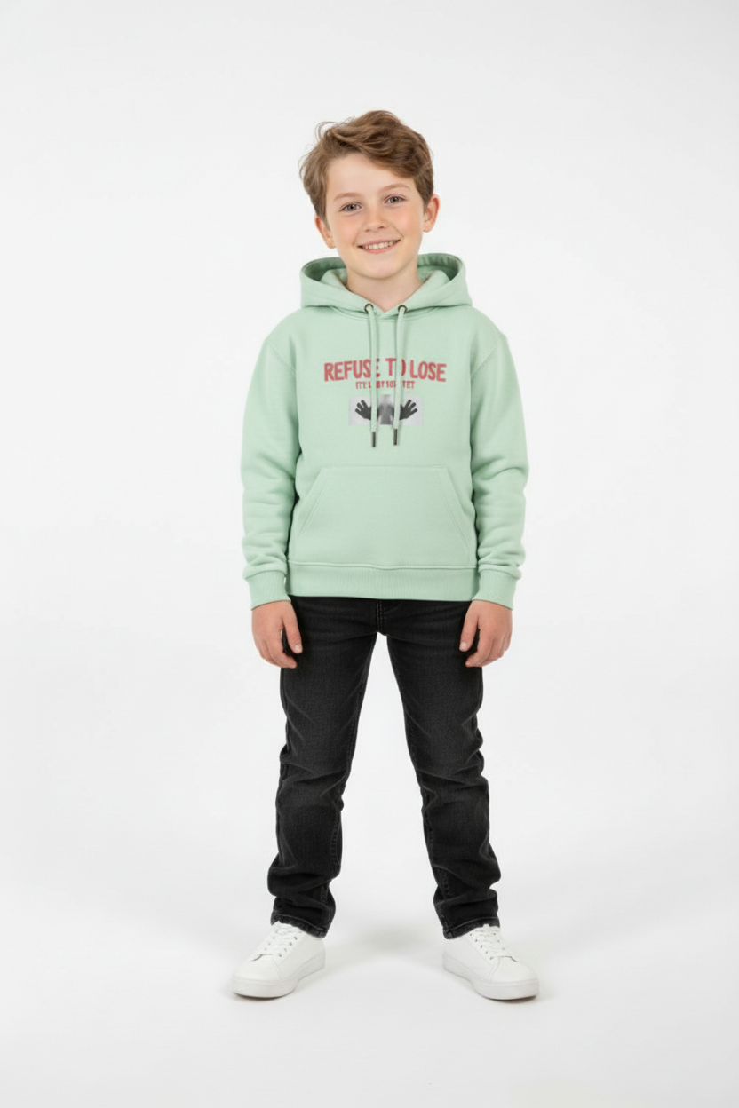 Boy's Melton Hoodie Regular Fit