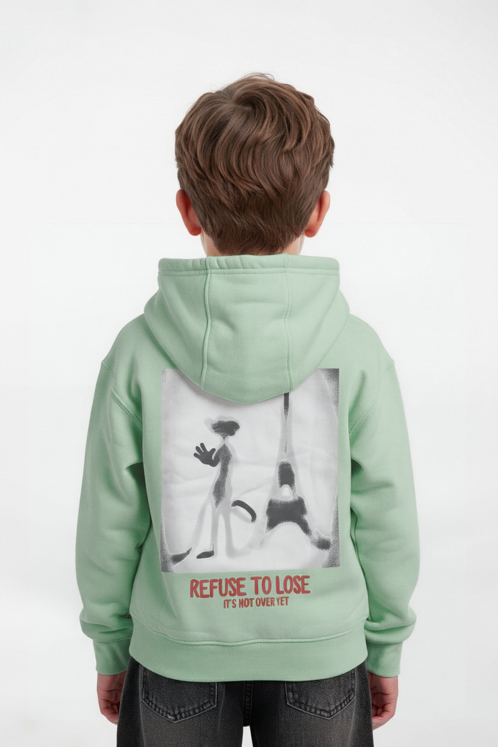 Boy's Melton Hoodie Regular Fit