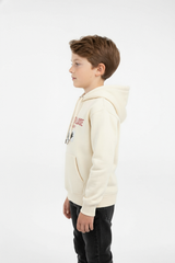 Boy's Melton Hoodie Regular Fit