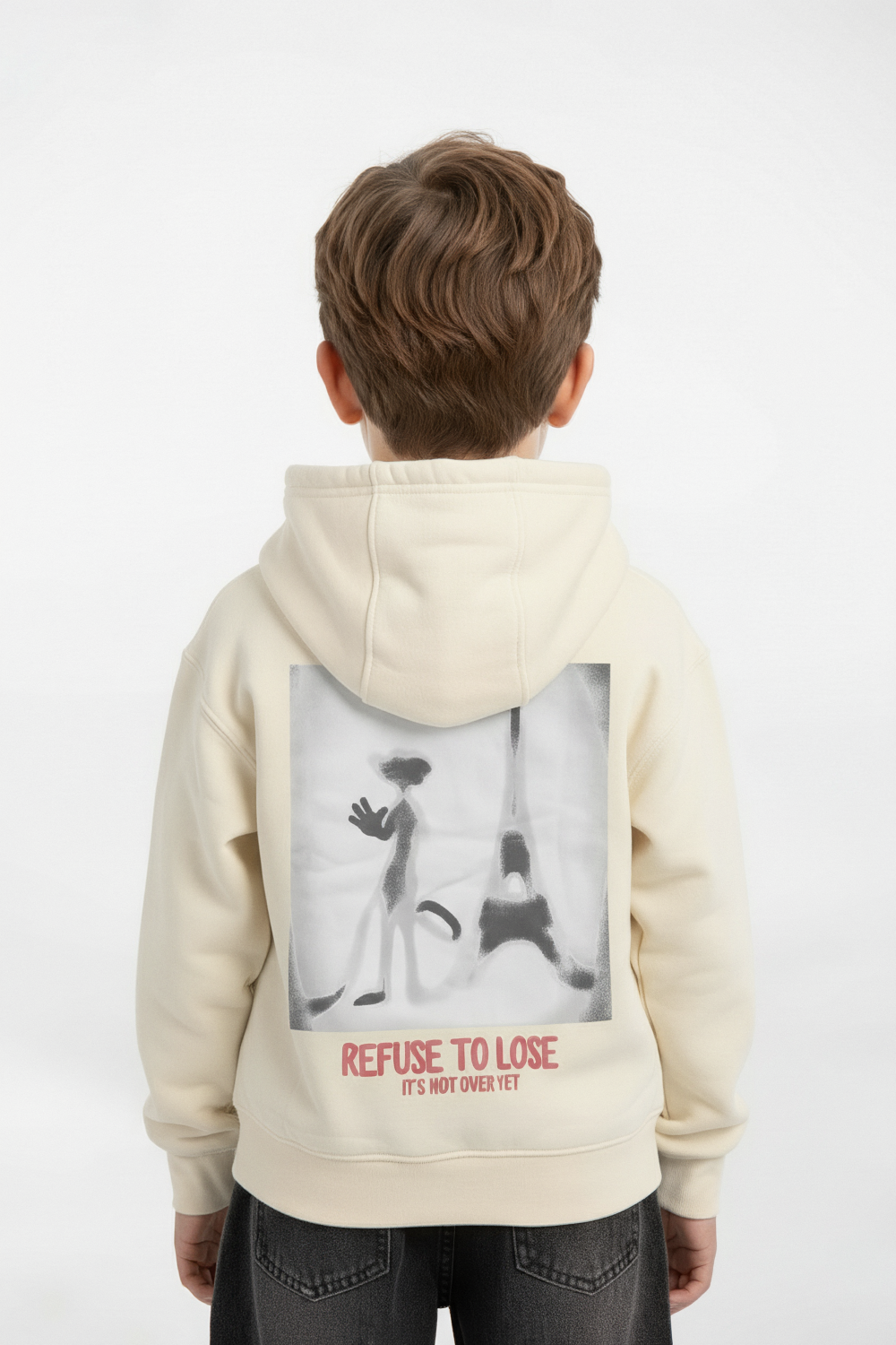 Boy's Melton Hoodie Regular Fit