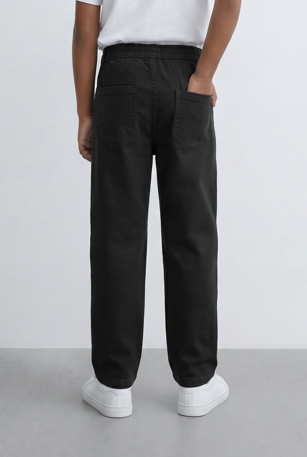 Boy's Pants With Elastic Waistband