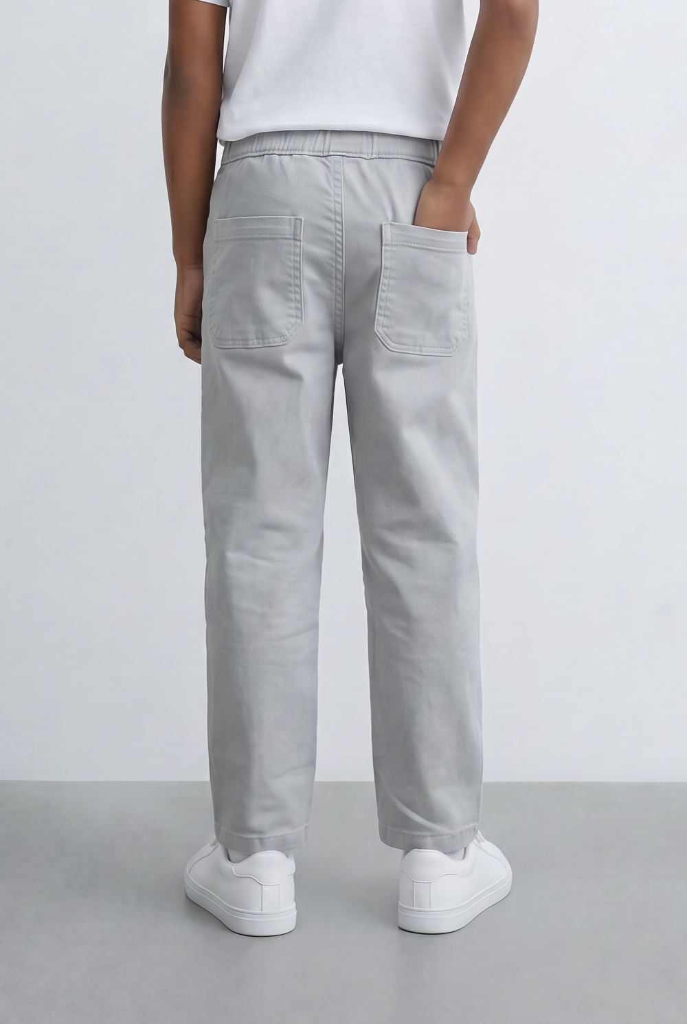 Boy's Pants With Elastic Waistband