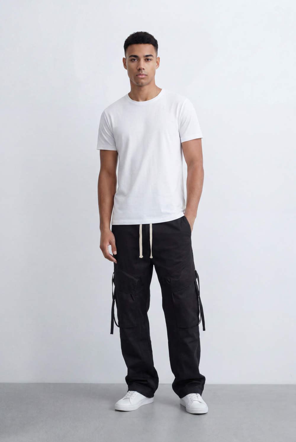 Men’s Utility Cargo Pants Waterproof Flap Pockets