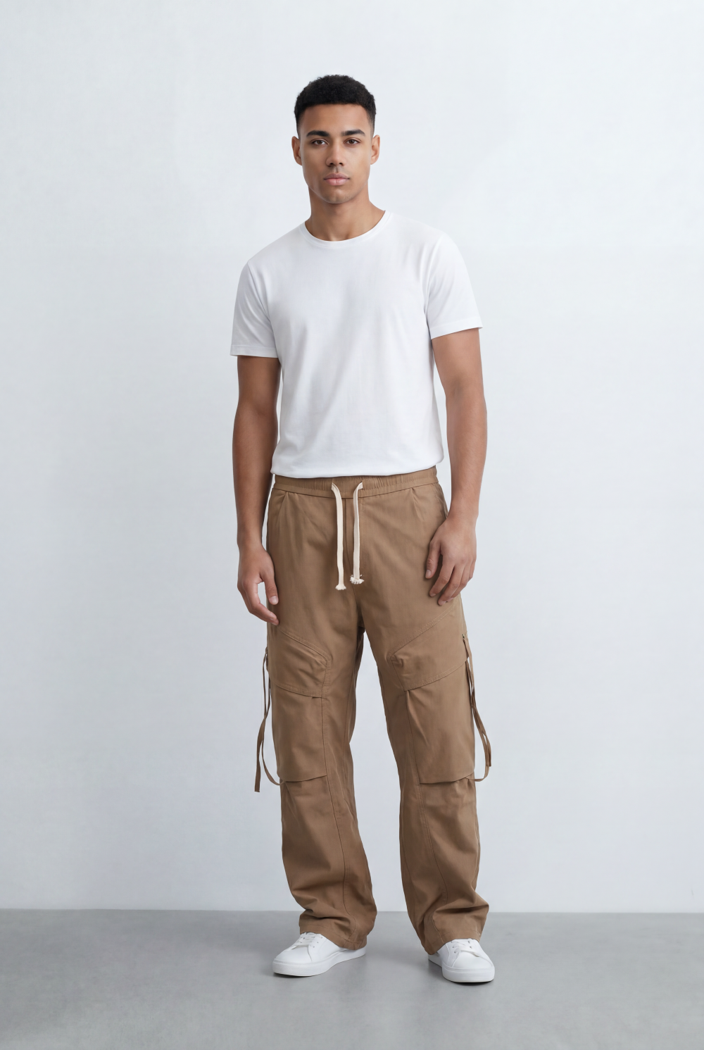 Men’s Utility Cargo Pants Waterproof Flap Pockets