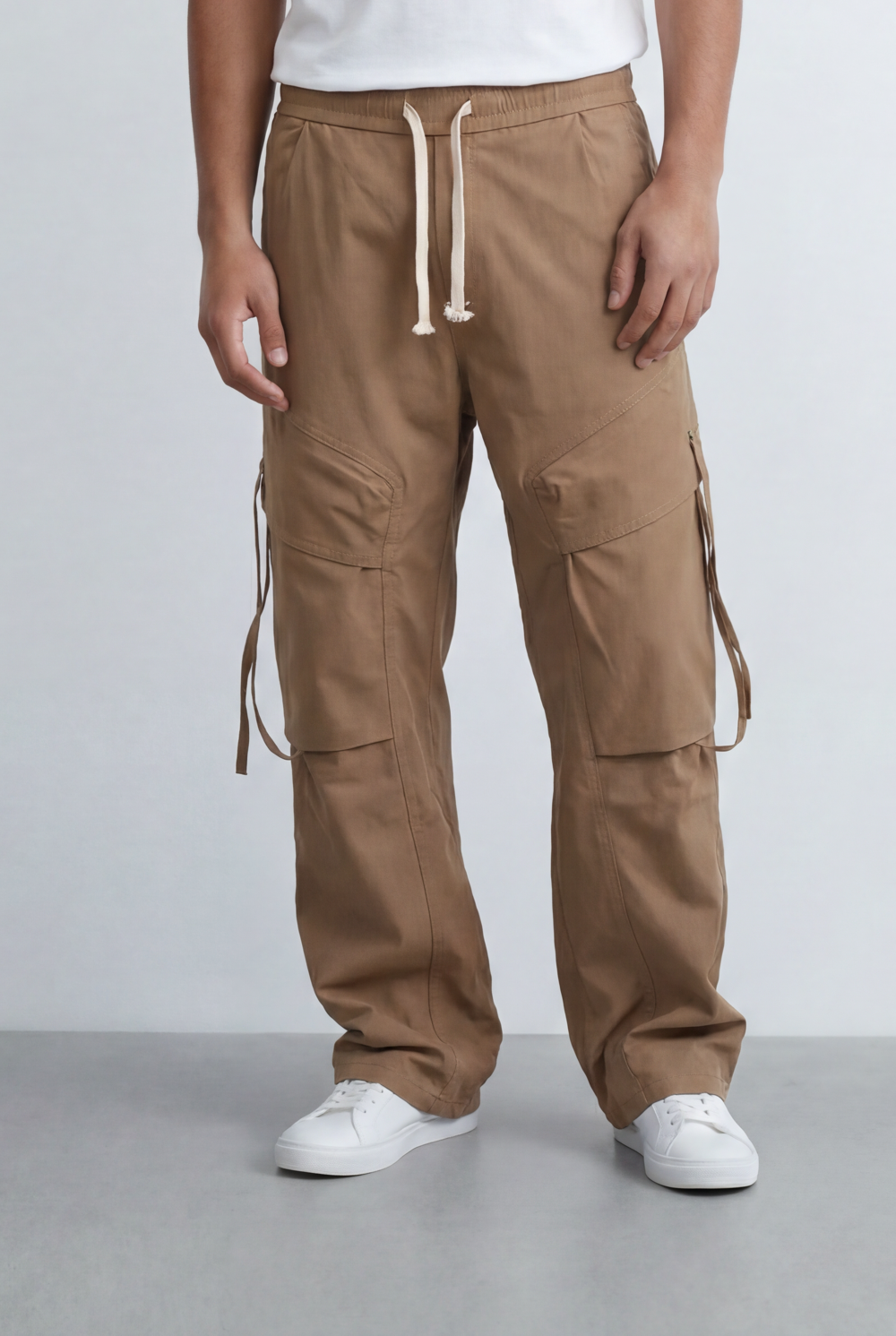 Men’s Utility Cargo Pants Waterproof Flap Pockets