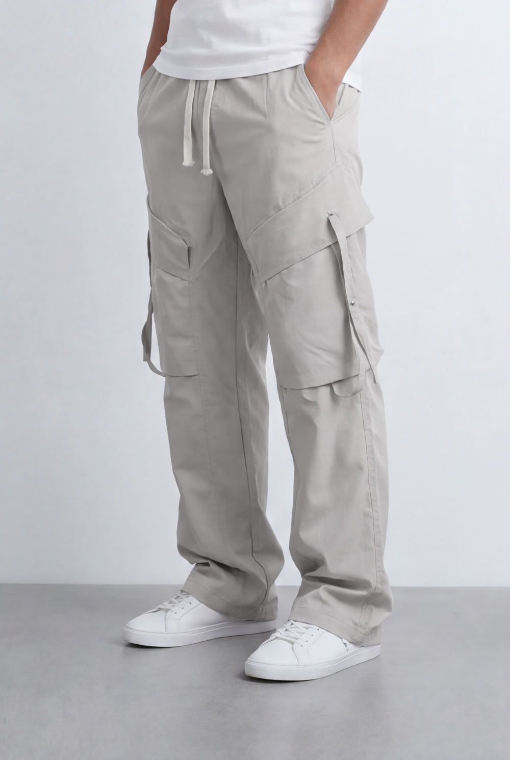 Men’s Utility Cargo Pants Waterproof Flap Pockets