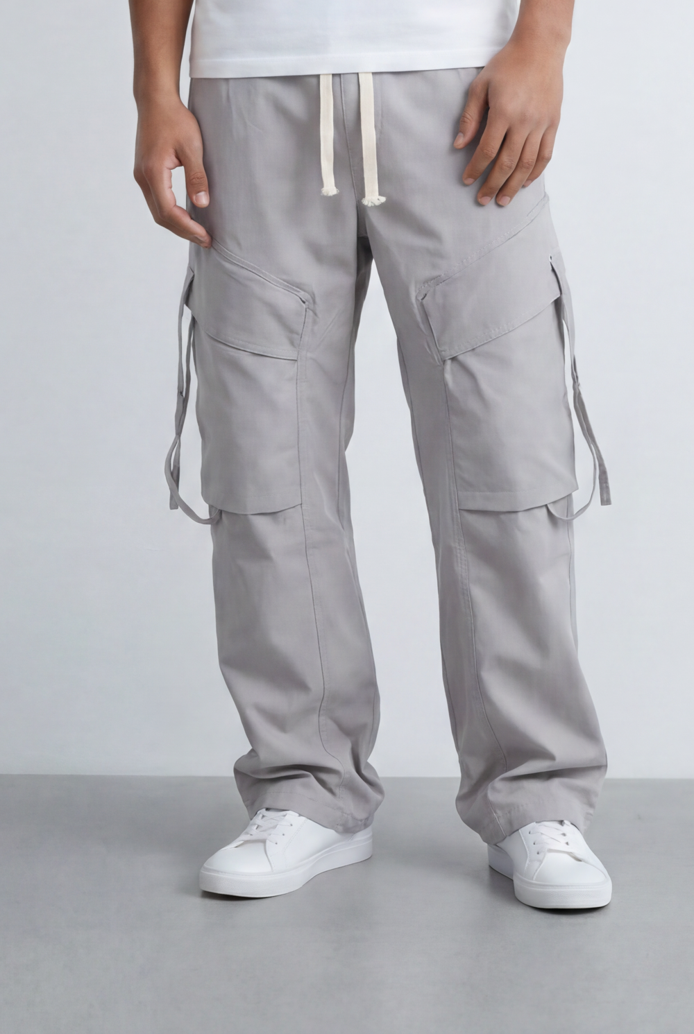 Men’s Utility Cargo Pants Waterproof Flap Pockets