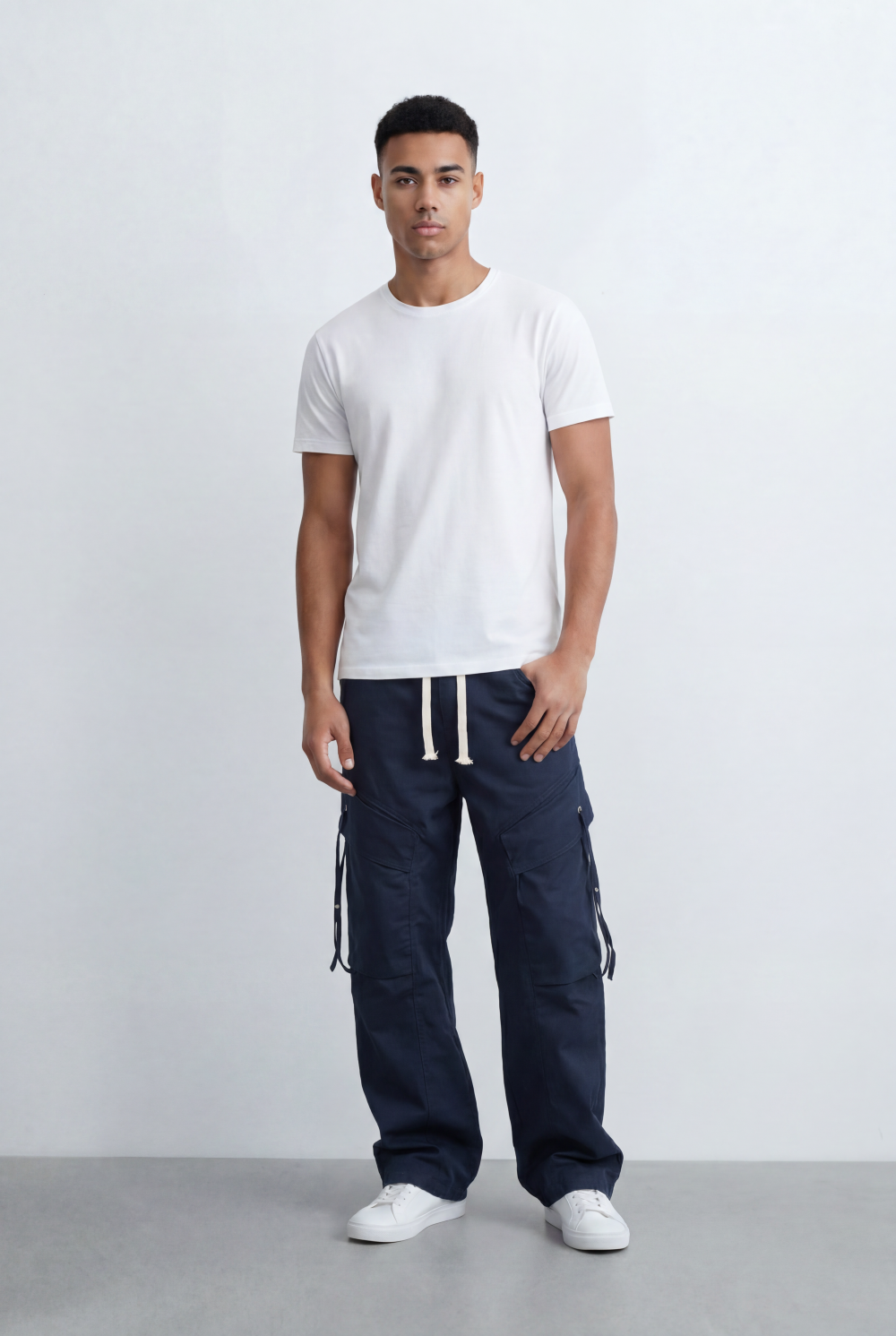 Men’s Utility Cargo Pants Waterproof Flap Pockets