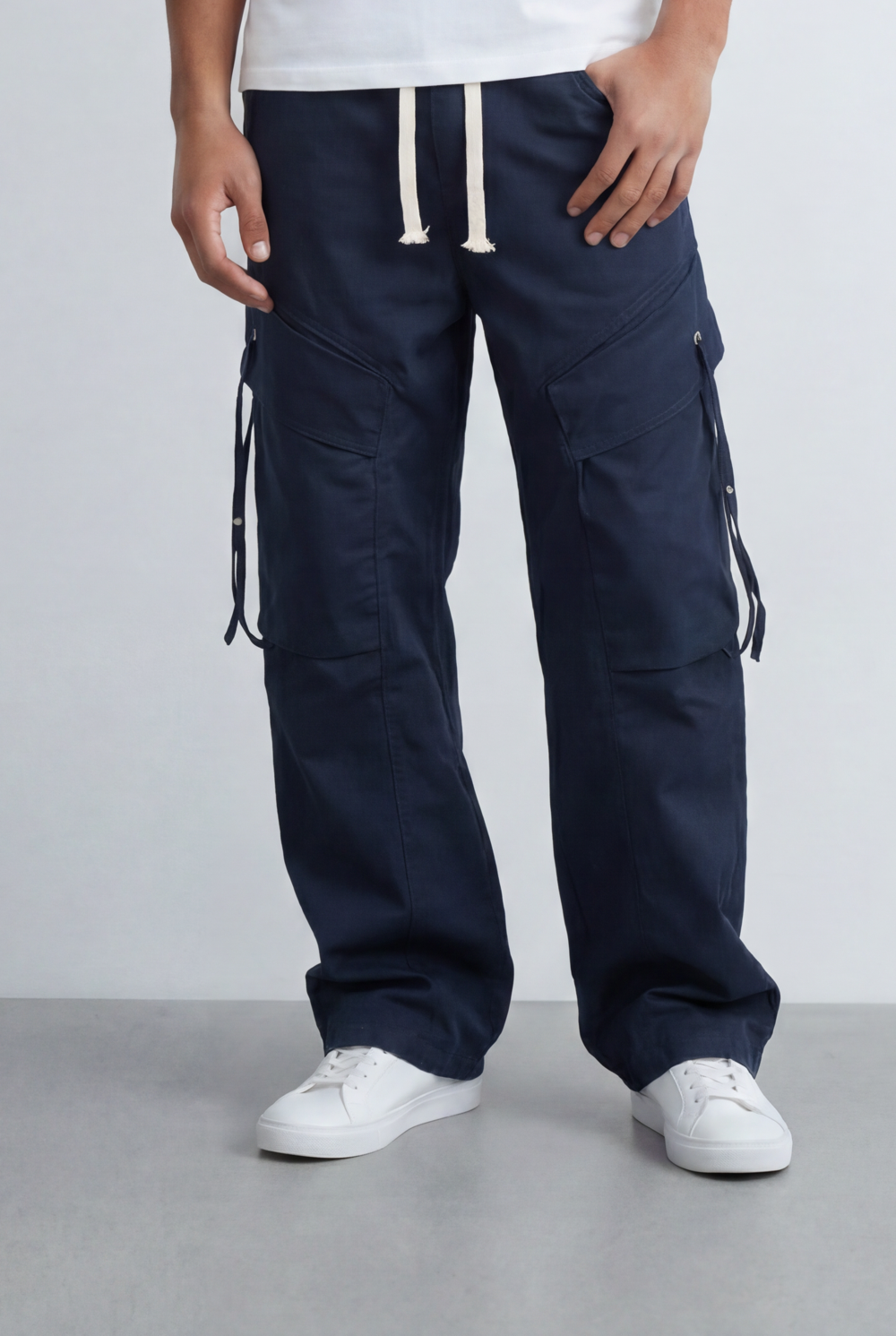 Men’s Utility Cargo Pants Waterproof Flap Pockets