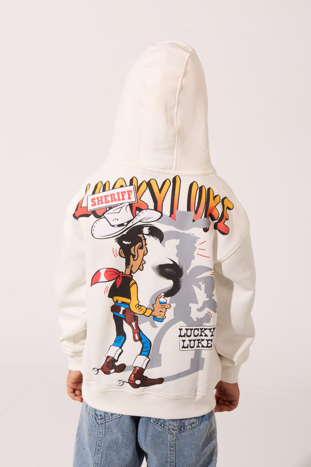 Oversized Graphic Boy's Hoodie