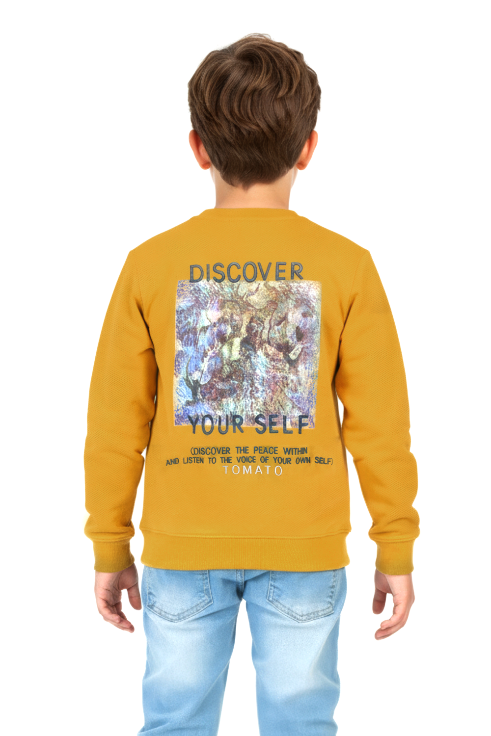 Graphic Oversized Boy's Sweatshirt