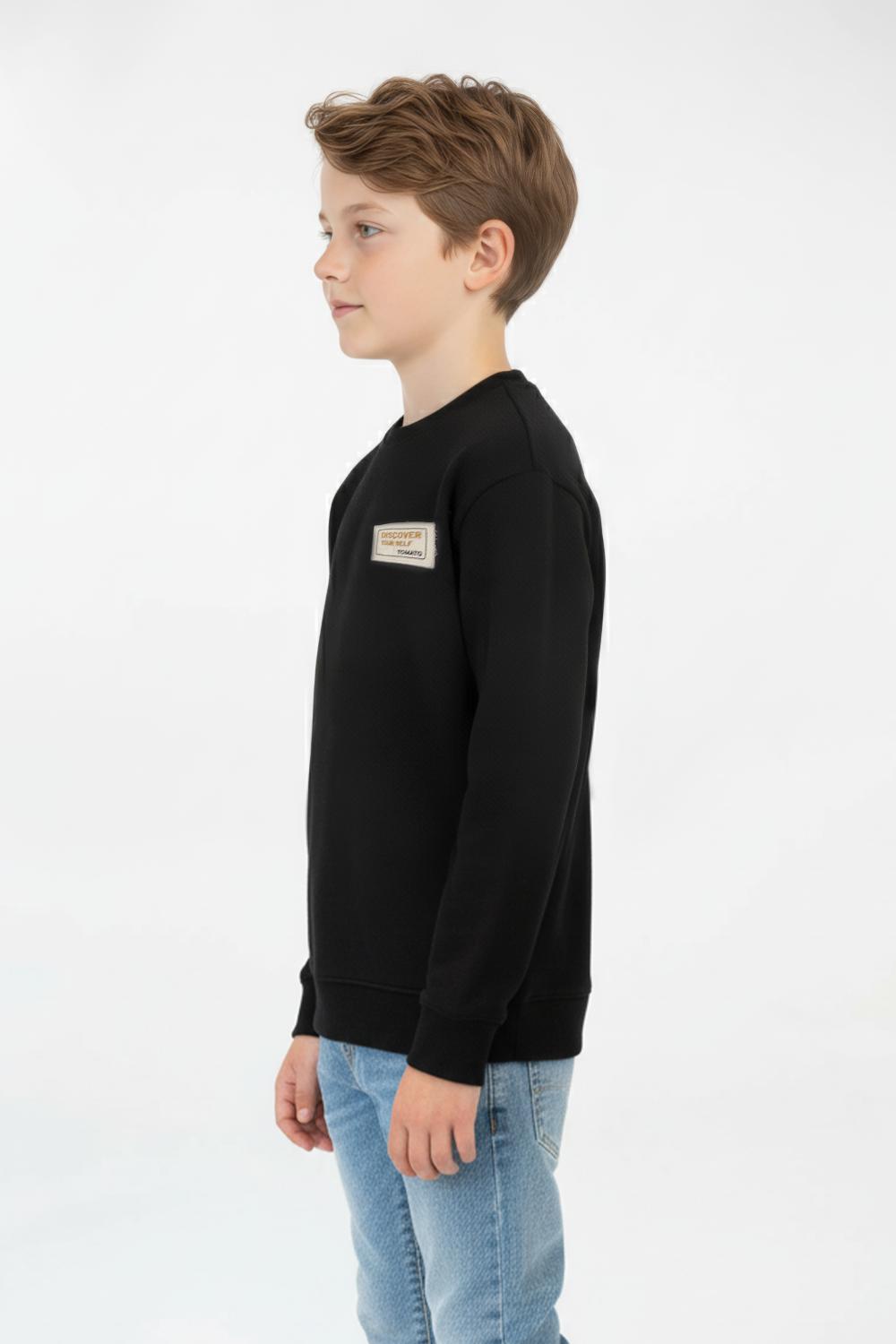 Graphic Oversized Boy's Sweatshirt