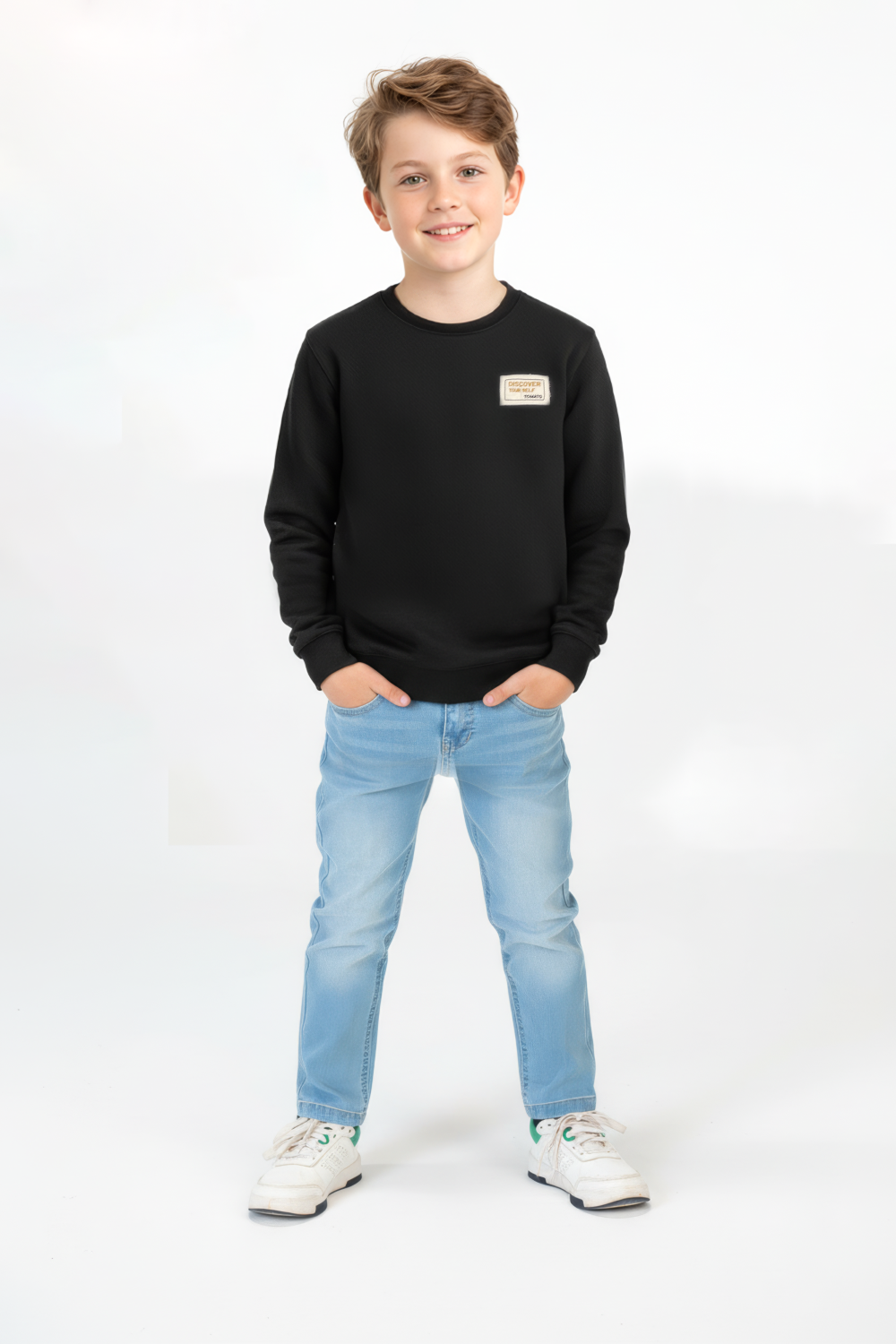 Graphic Oversized Boy's Sweatshirt