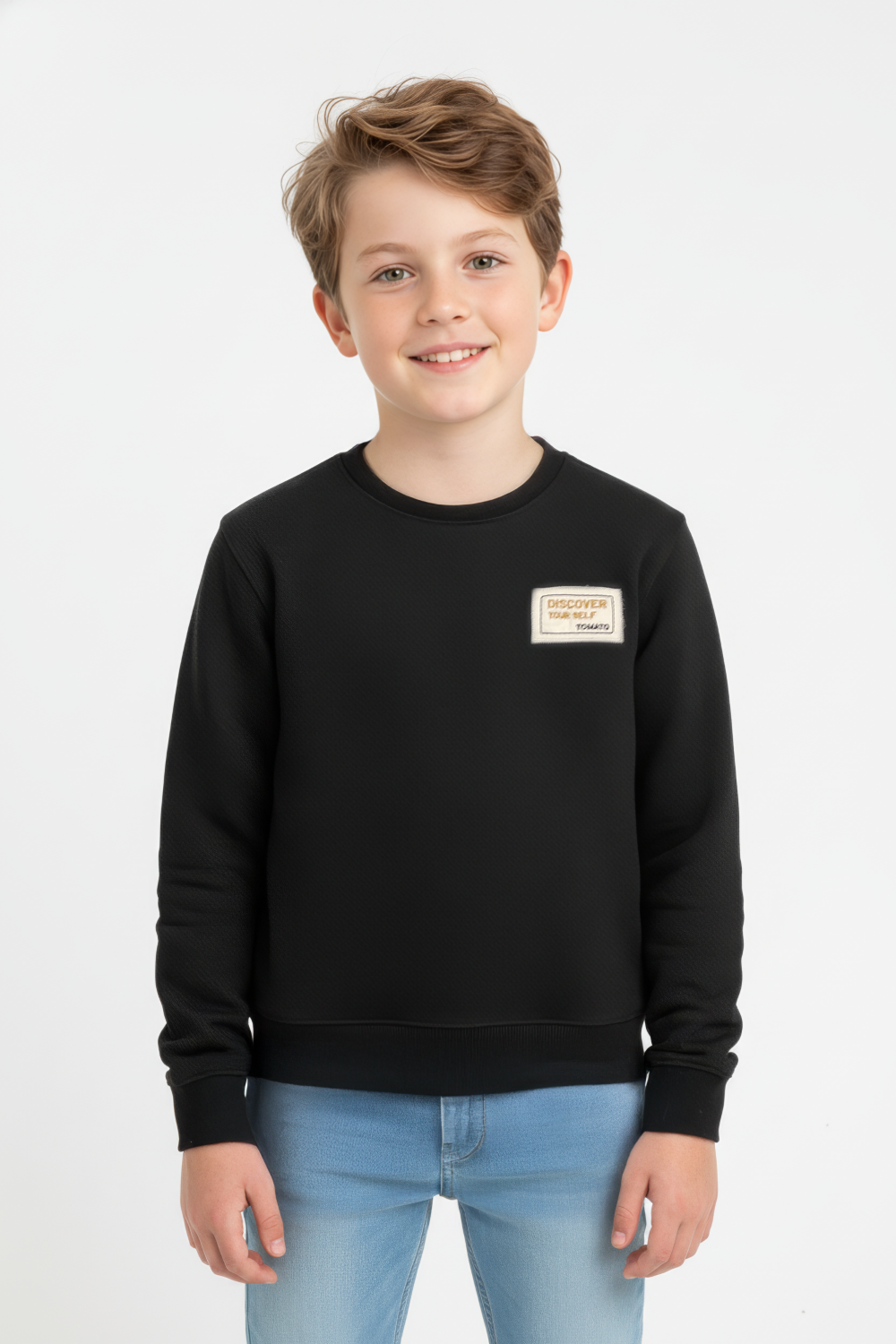 Graphic Oversized Boy's Sweatshirt