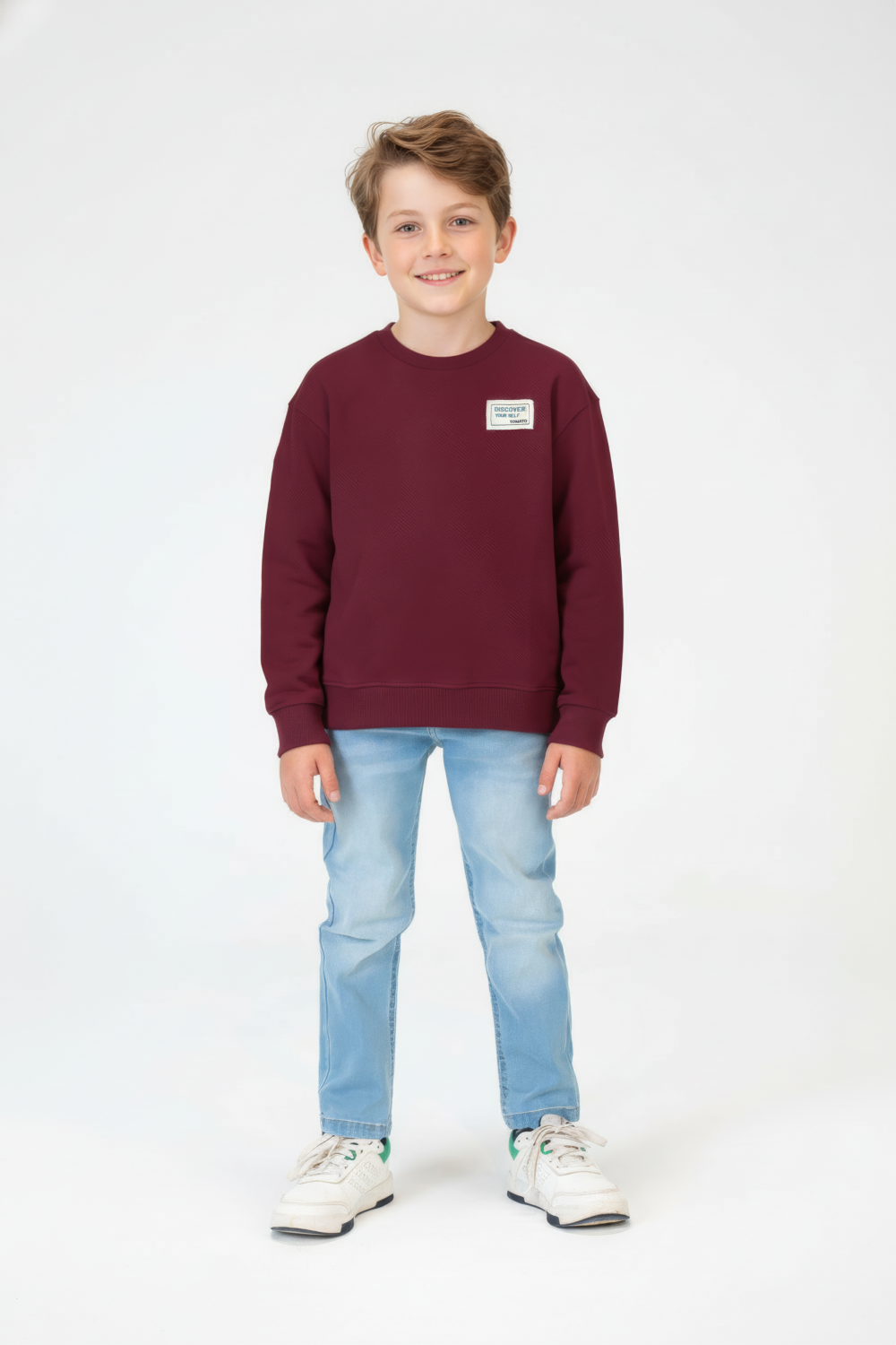 Graphic Oversized Boy's Sweatshirt