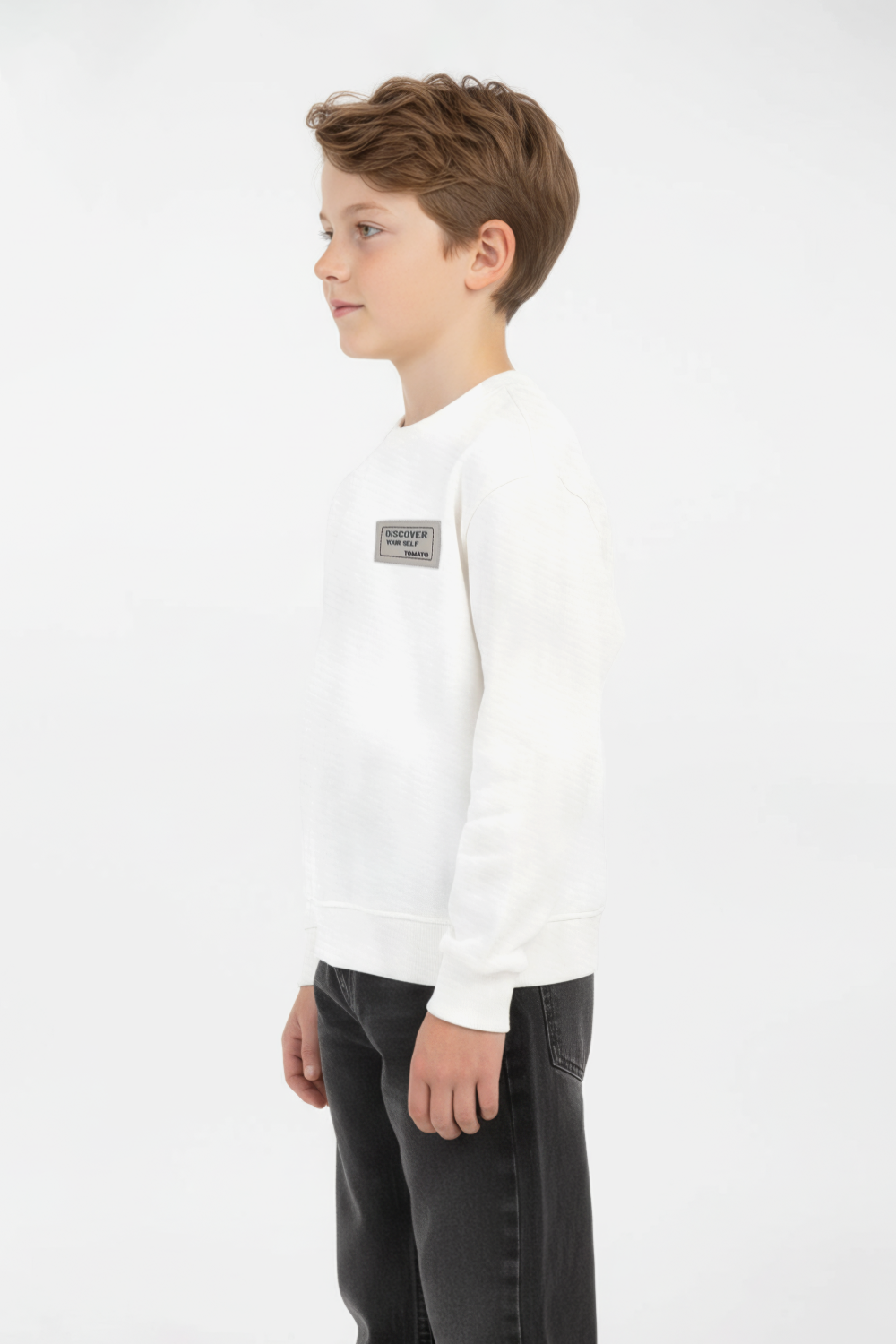 Graphic Oversized Boy's Sweatshirt