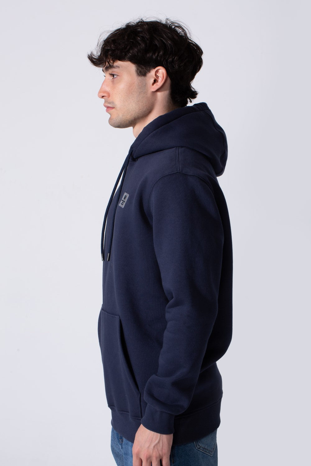Kangaroo Pocket Slim Fit Plain Men Hoodie
