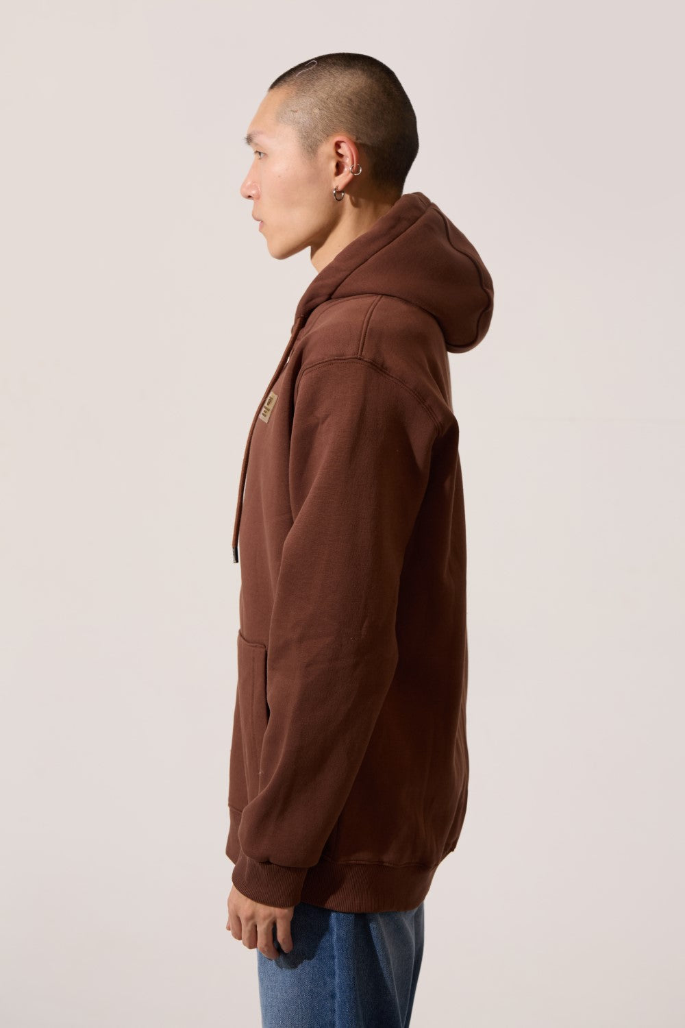 Slim Fit Full Front Zip Men Hoodie