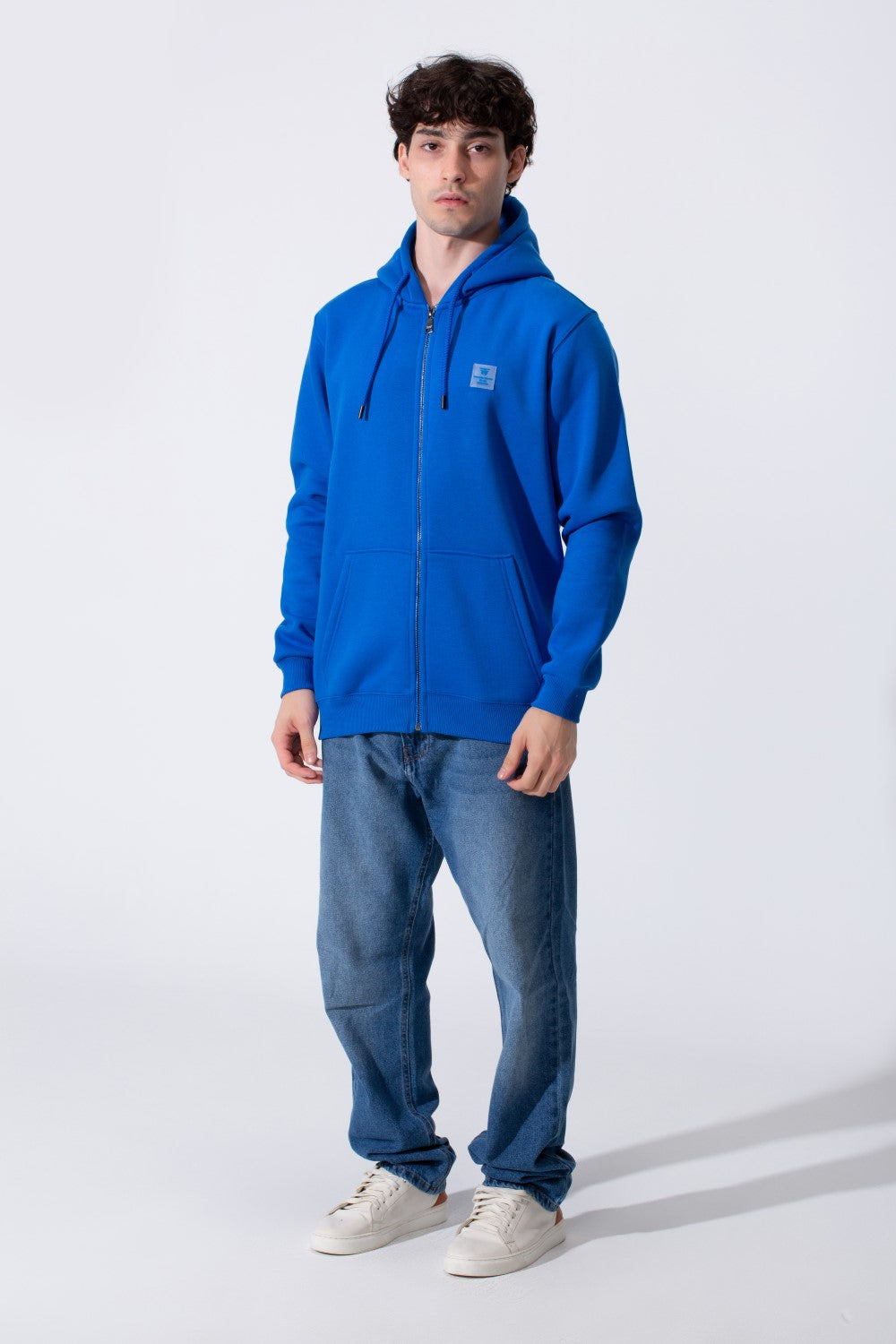 Zippers Slim Fit Men Hoodie