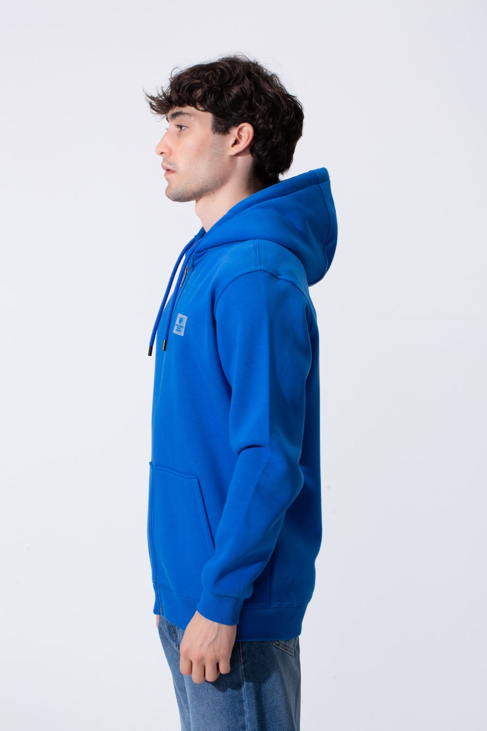 Zippers Slim Fit Men Hoodie