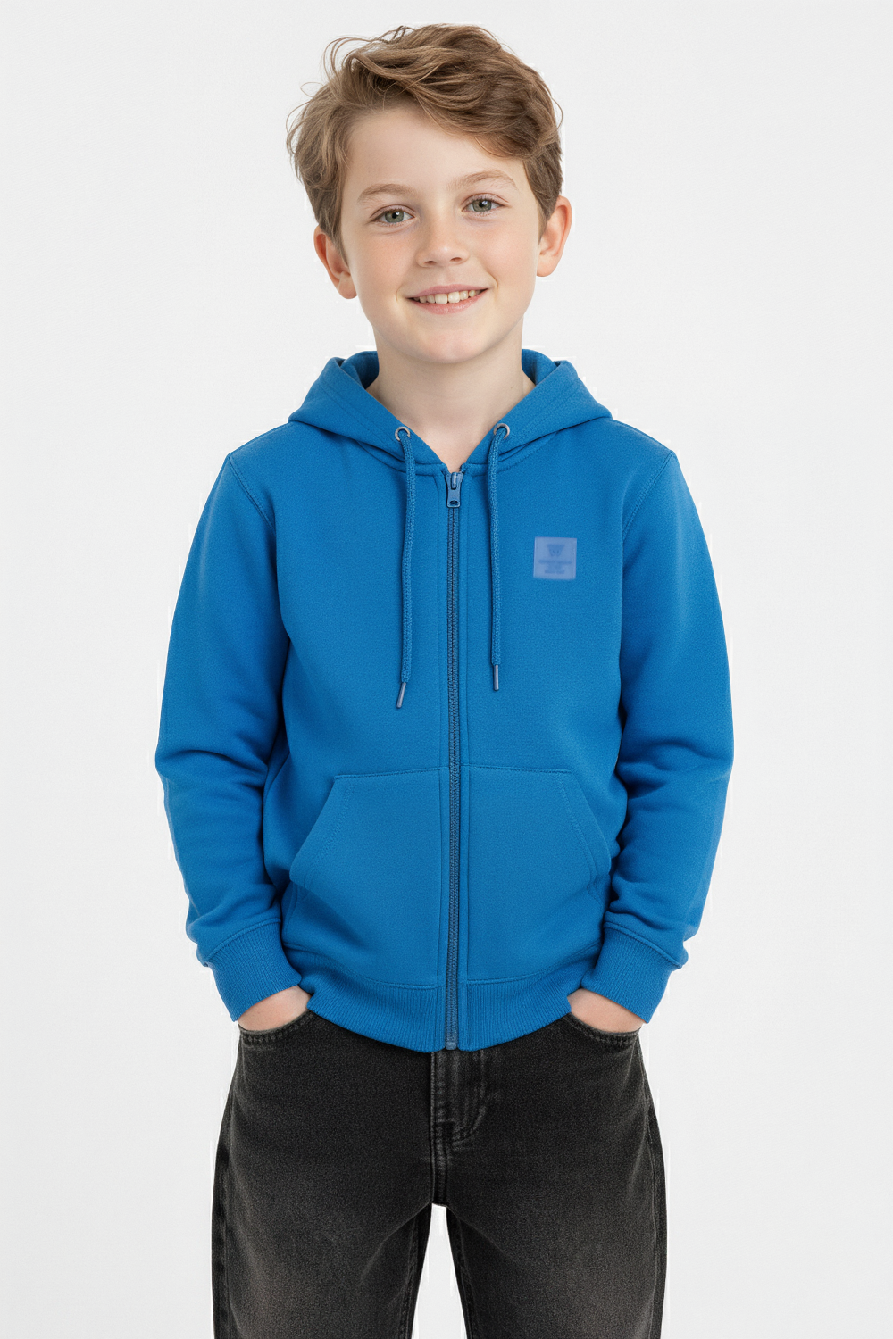 Zip-Up Slim Fit Boy's Hoodie Melton