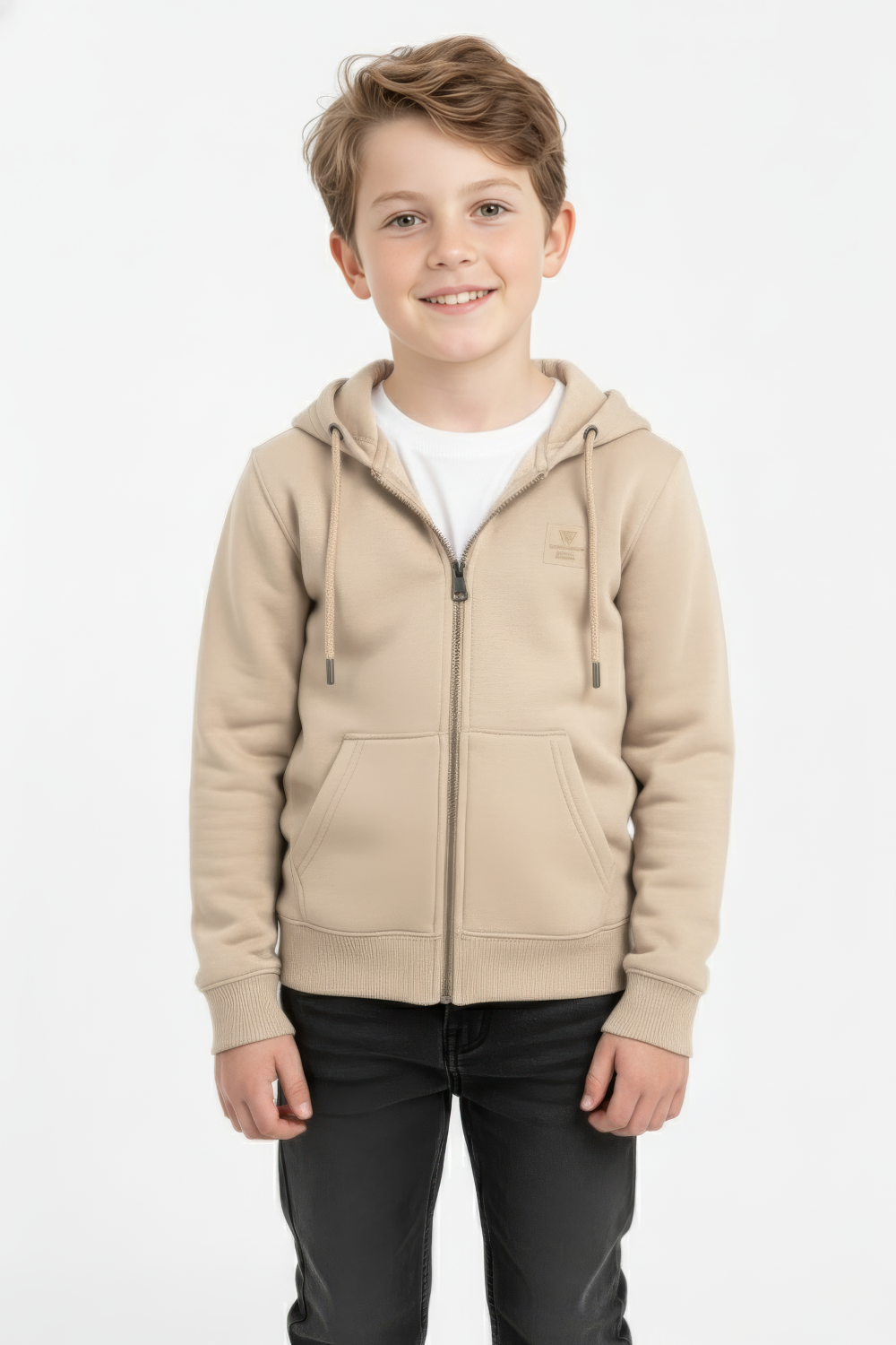 Zip-Up Slim Fit Boy's Hoodie Melton