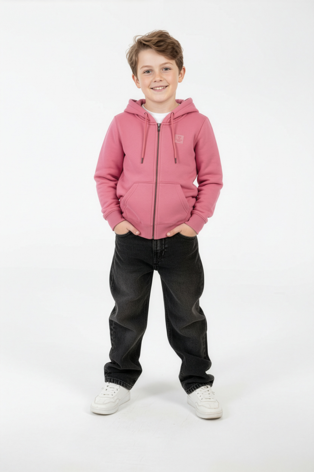Zip-Up Slim Fit Boy's Hoodie Melton